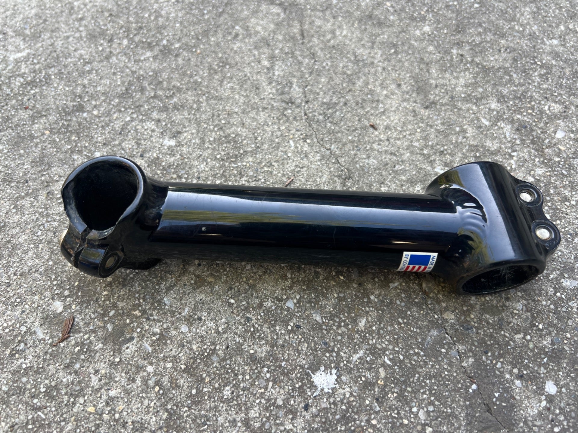 Control Tech Threadless Stem 25.4x150mm Black MTB Retro Vintage Mountain 5 Deg - Image 5