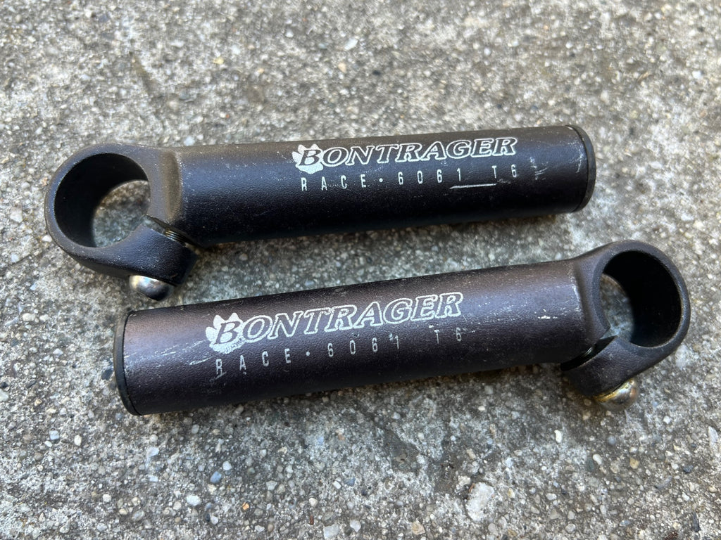 Bontrager Race 6061 T6 Aluminum Bar Ends Vintage MTB Mountain Bike Black Retro - Image 3