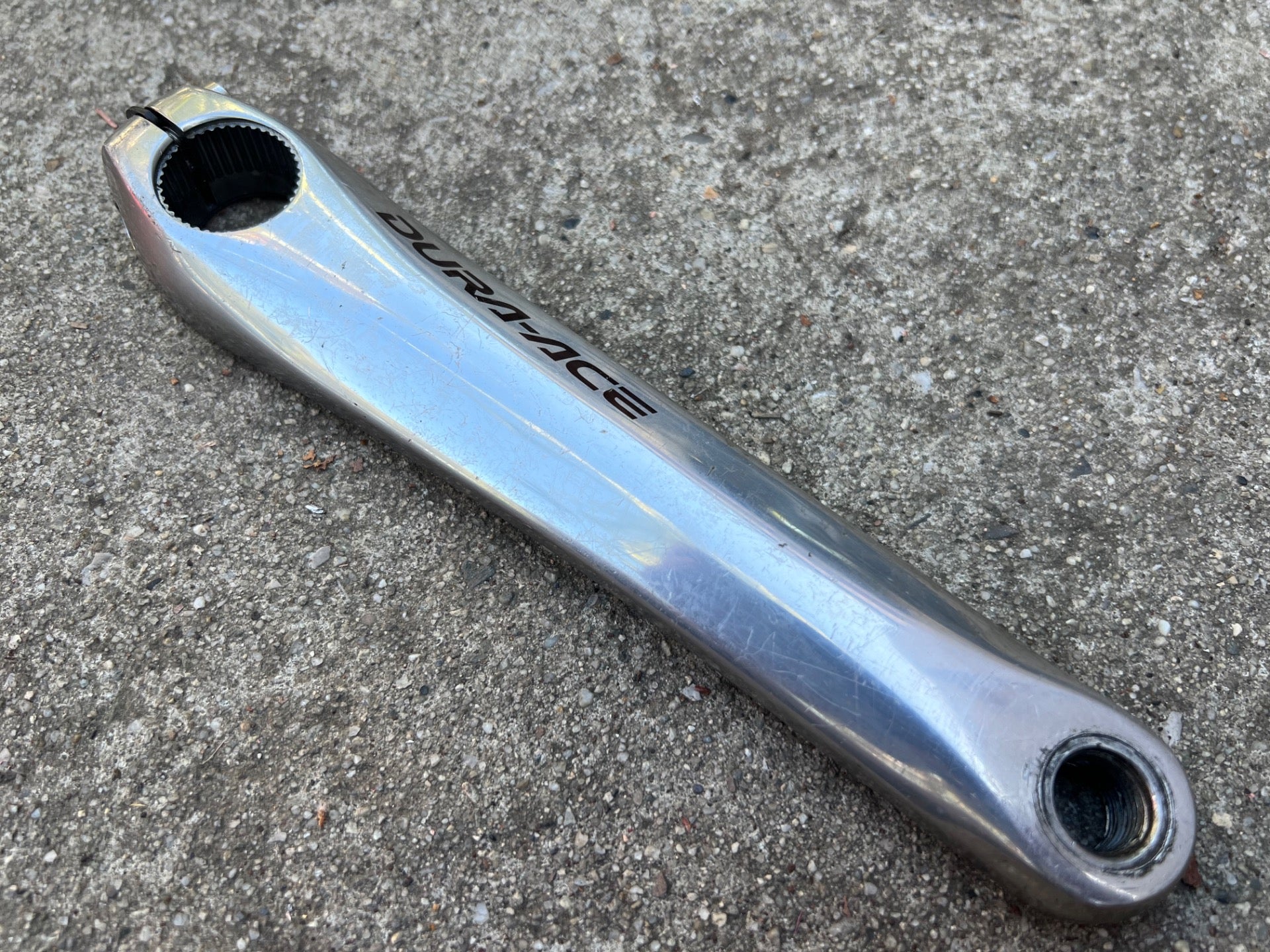 Shimano Dura Ace FC-7800 172.5mm Non Drive Side Left Crank Arm Road Bike Silver  - Image 3