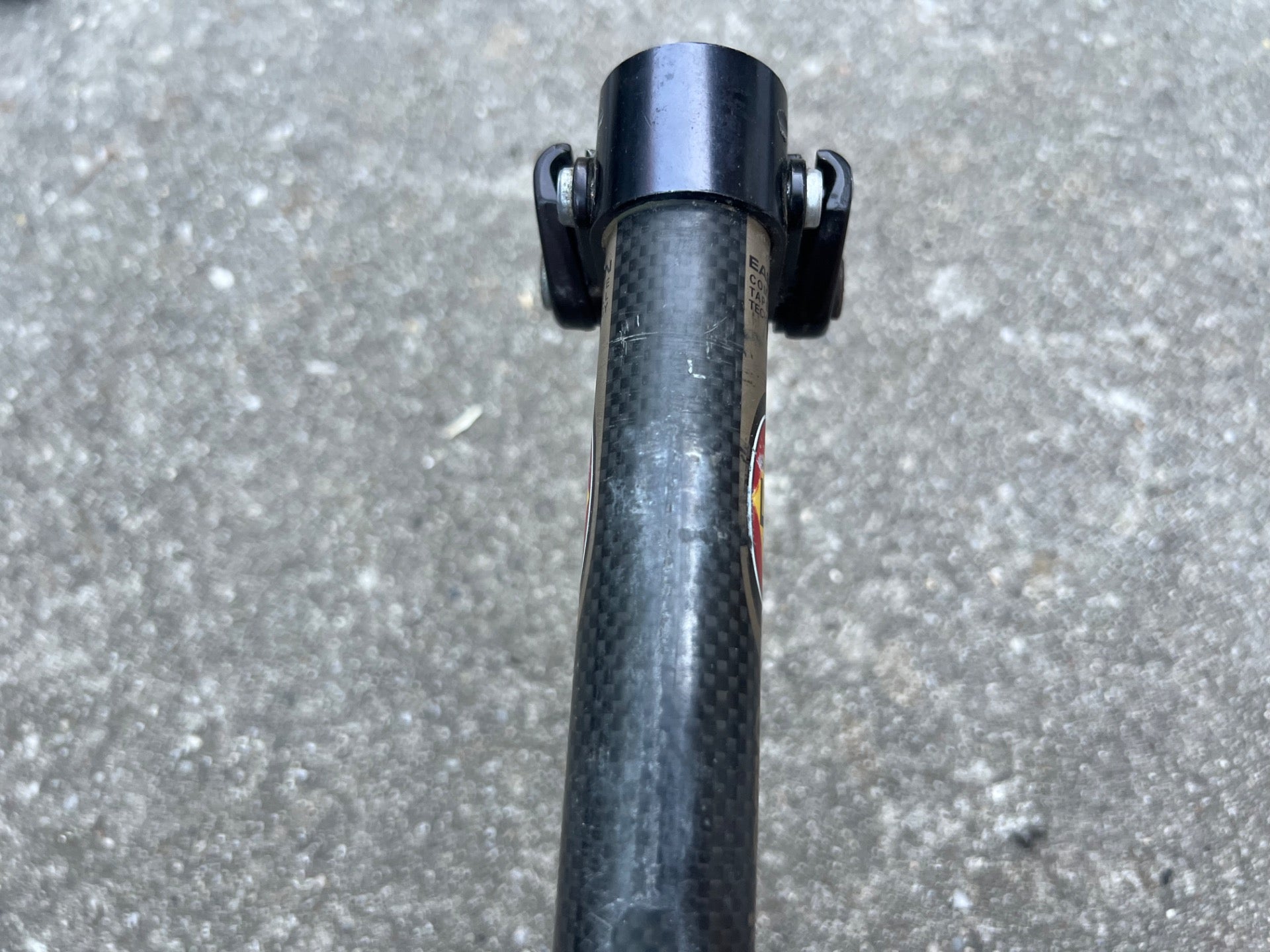 Easton CT2 26.8x340mm Carbon Seatpost Vintage MTB Black Mountain Bike Long Retro - Image 3