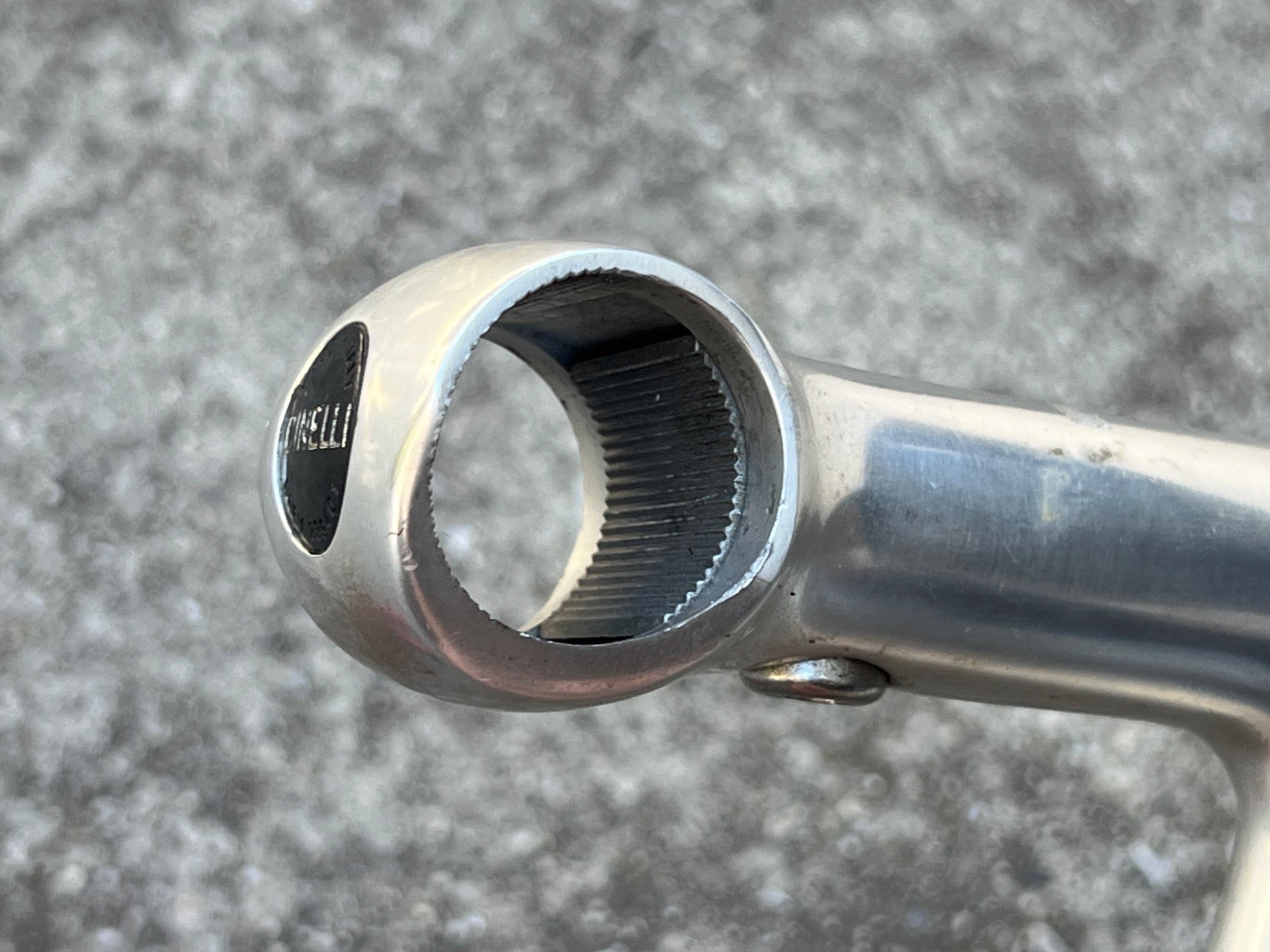Cinelli 1R Wedge Stem 95x26.0mm 1” Vintage Road Bike Retro Silver Aluminum Quill - Image 4