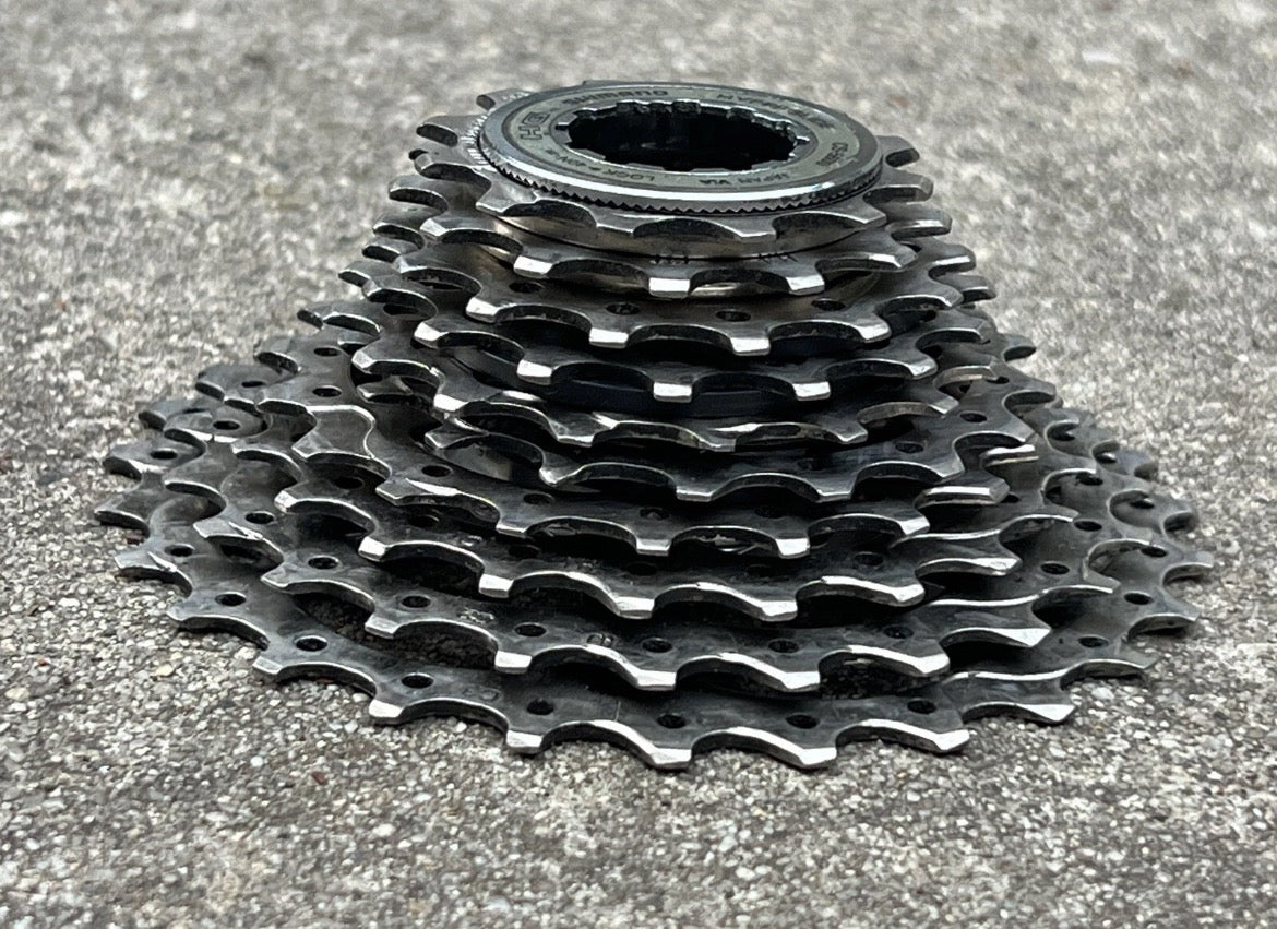 Shimano 105 5600 10 Speed Cassette 12-27T Road Gravel Bike Silver Hyperglide - Image 3