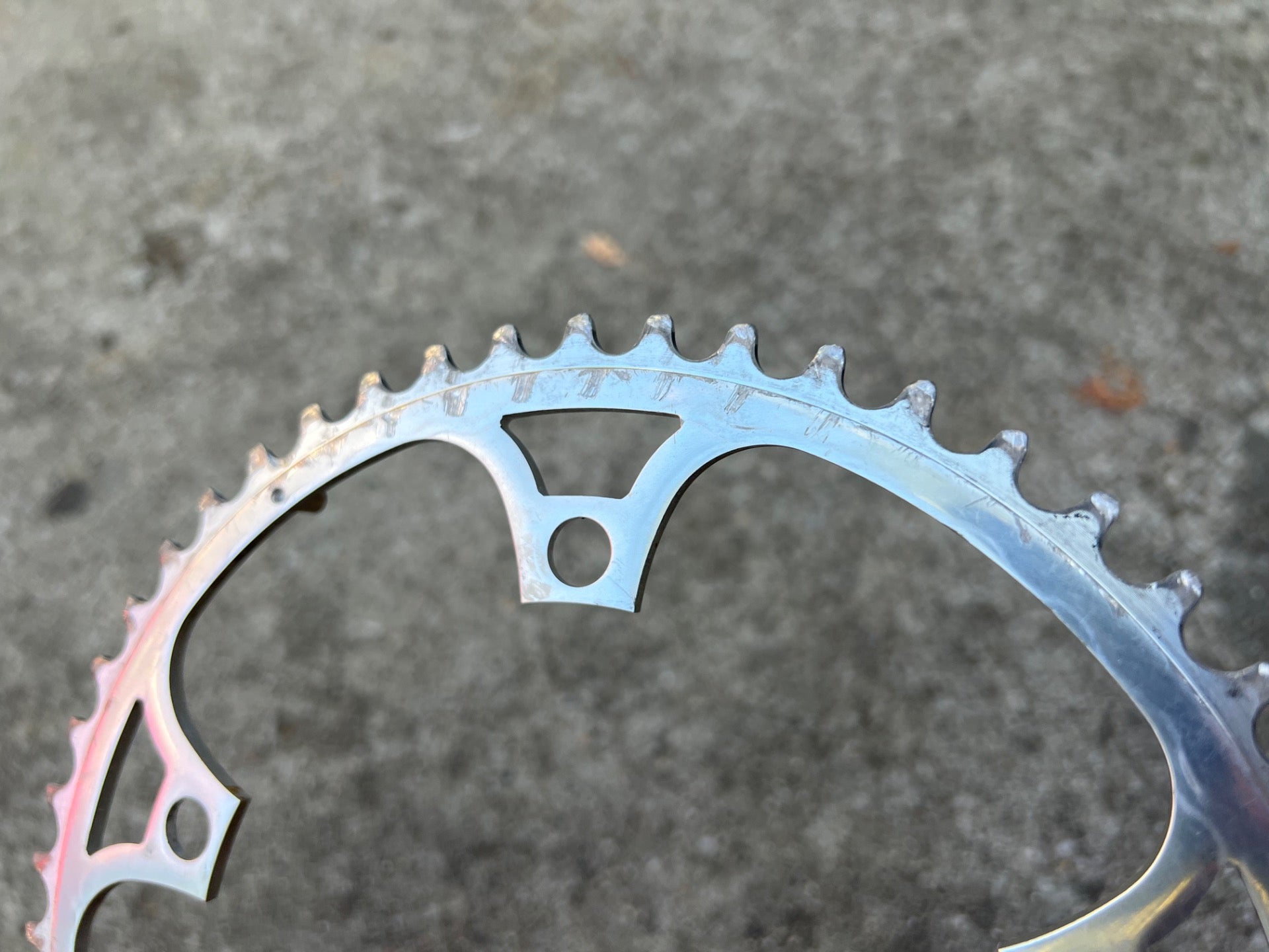 Campagnolo 144 BCD 52T Tooth Chainring 3/32” Vintage Big Ring Campy Silver Brev. - Image 3