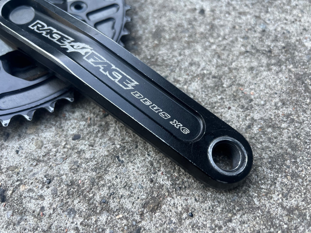 Raceface Deus XC Crankset 175mm 24mm GXP Spindle Black Mountain Bike Triple MTB  - Image 9