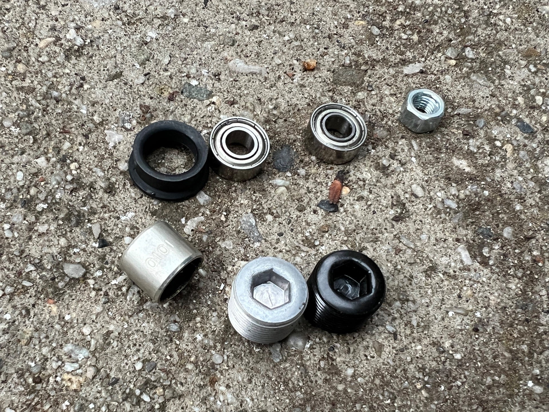 Deity Pedal Rebuild Kit Mountain Bike Sealed Bearing Cap and Bushing  - Image 3