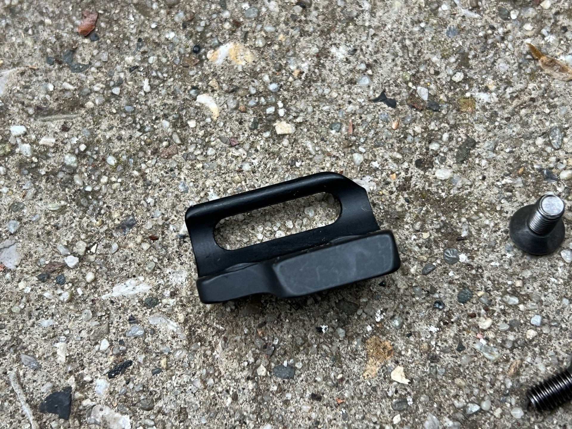 Cervelo WB112 Front Derailleur Mount Adapter Black Road Bike  - Image 3