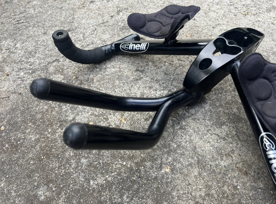 Cinelli Angel Bar Aero Pursuit Integrated Alter Stem Pista Track TT 1 1/8” Road - Image 9