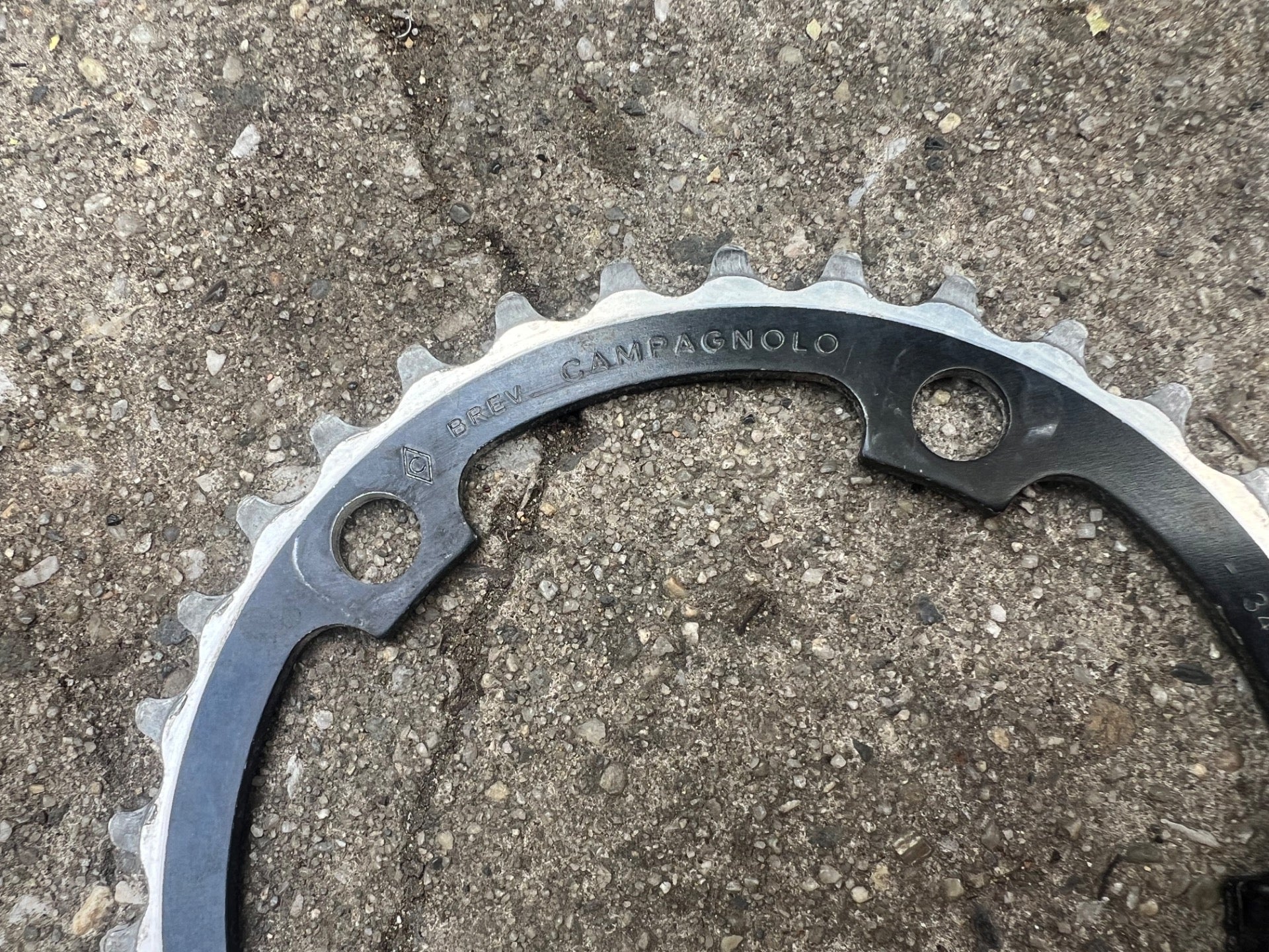 Campagnolo 110 BCD 34T Chainring Granny Small Middle Road Bike Touring 9/10 SP - Image 3