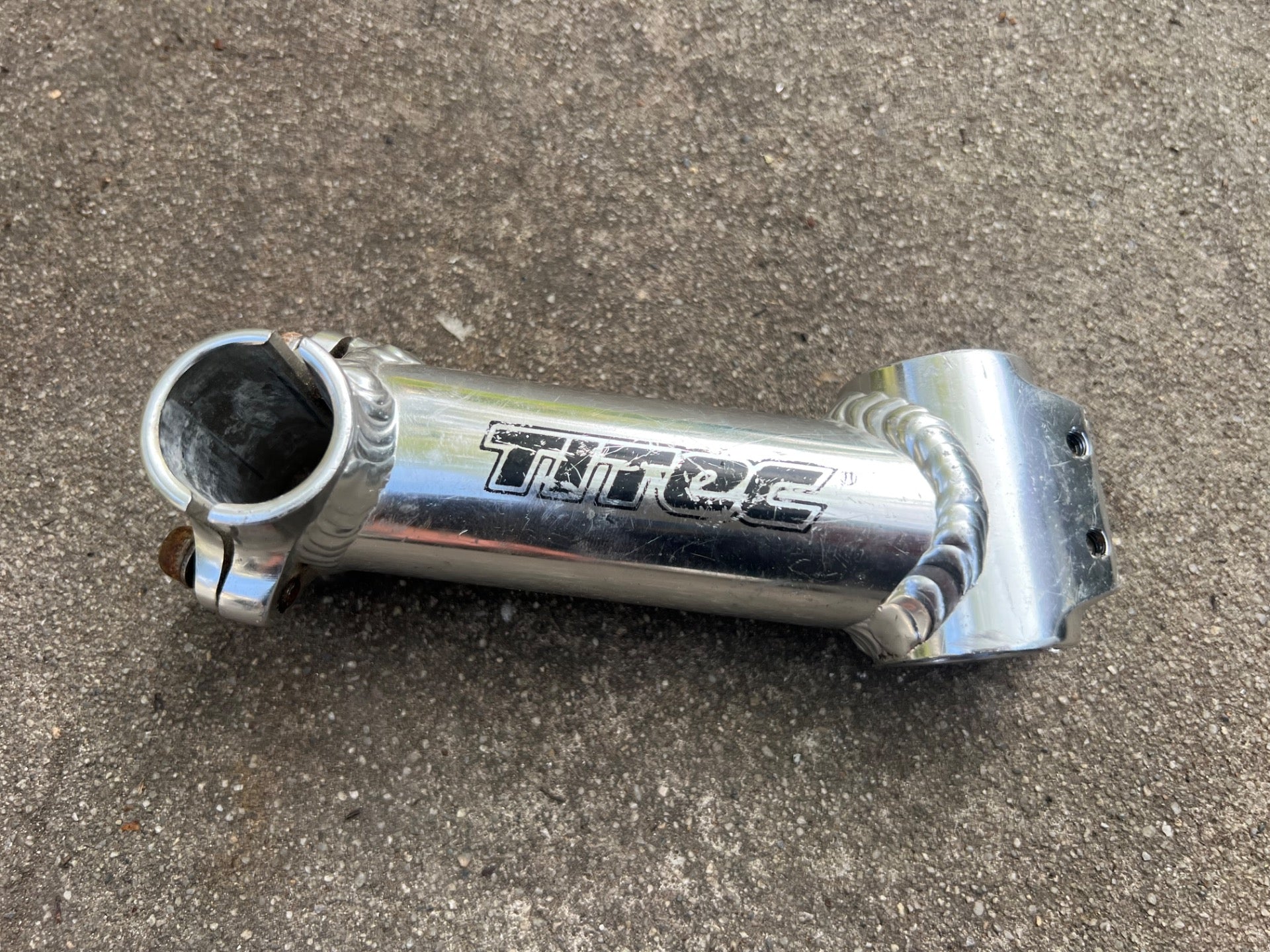 Titec 125x25.4mm Threadless Stem 1 1/8” Silver Aluminum MTB Mountain Bike 7 Deg  - Image 3