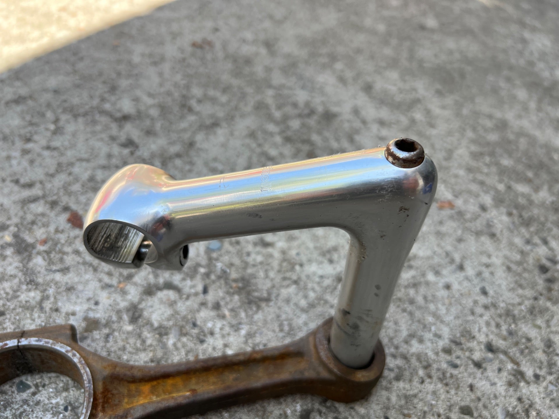 Cinelli 1A Quill Stem 26.0x100mm 1” Vintage Retro Road Bike Silver Touring Bike - Image 4