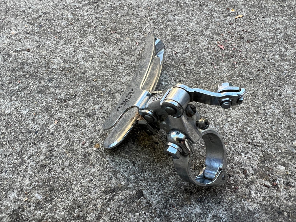 Shimano AG Tech 28.6mm Bottom Pull Double Front Derailleur Vintage Road Bike  - Image 3