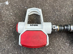 Used LOOK PP56 Delta Road Bike Clipless Pedals 9/16" CrMo Spindle 3 Bolt Red White TT-Bicycle Bin