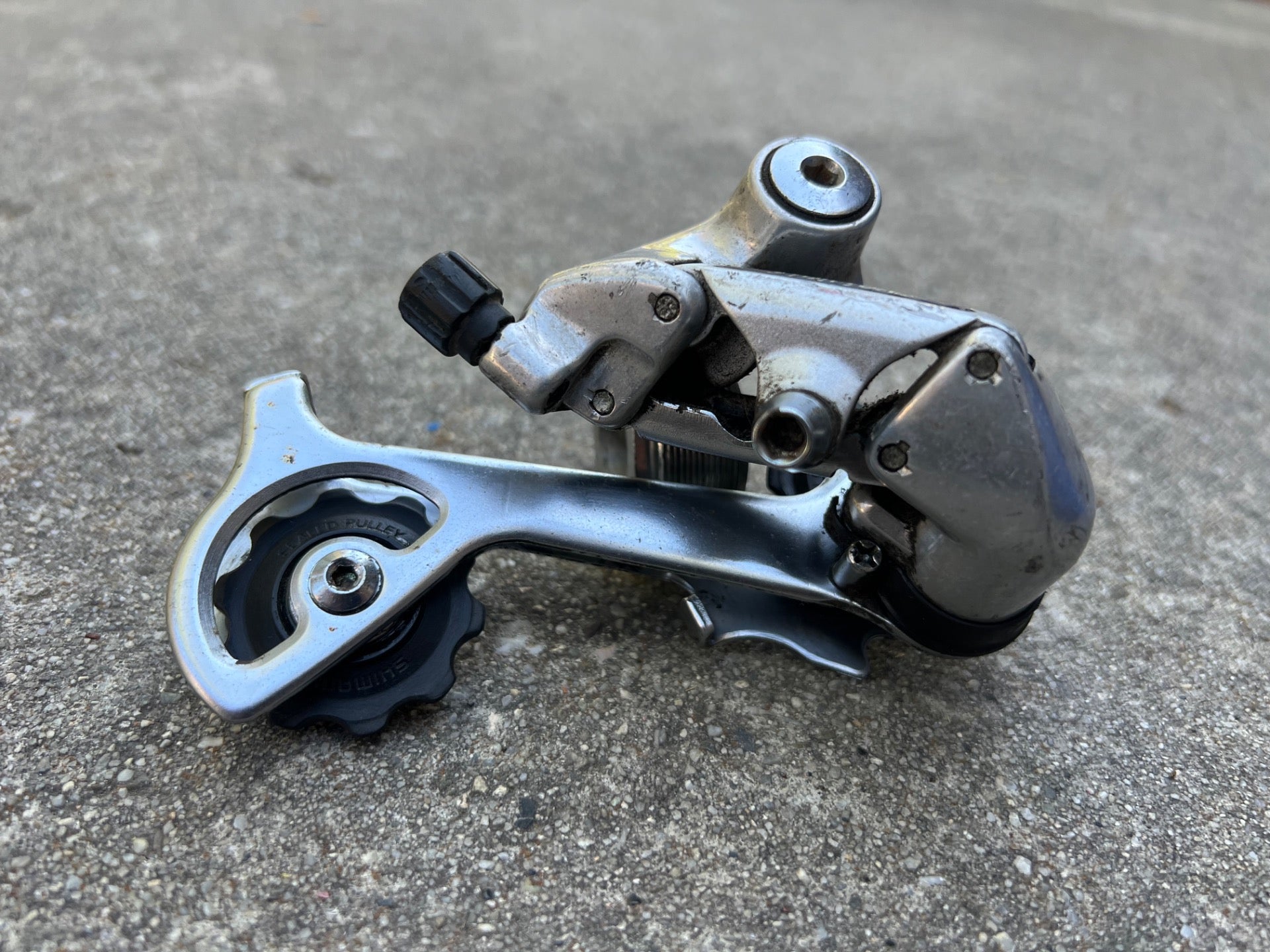 Shimano Deore RD-MT62 7 Speed Rear Derailleur Vintage MTB Touring Gray Silver  - Image 3