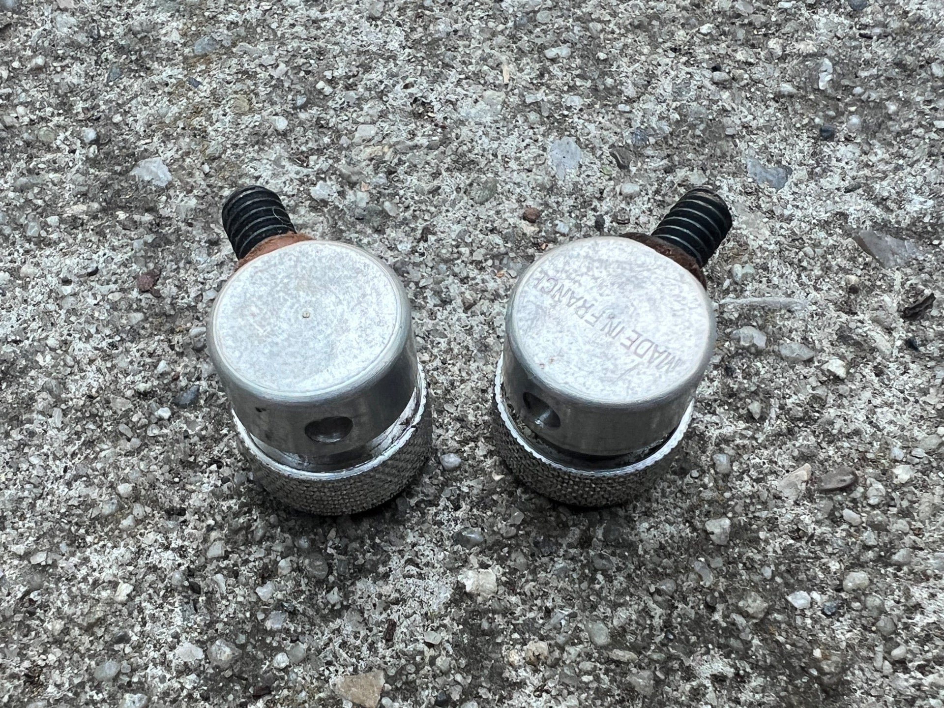AFA Express Pump Heads & Parts Vintage Silver Road Bike Presta Plug Cap Retro - Image 3