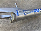Used Manitou Mach 5 Comp XC Fork Lowers Silver Gray 26” Vintage MTB 28.6mm Bushings-Bicycle Bin