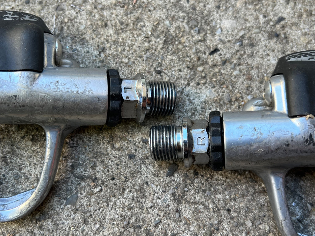 Used Campagnolo Chorus Clipless Pedals Pro Fit Road Gravel Gray Campy Vintage-Bicycle Bin