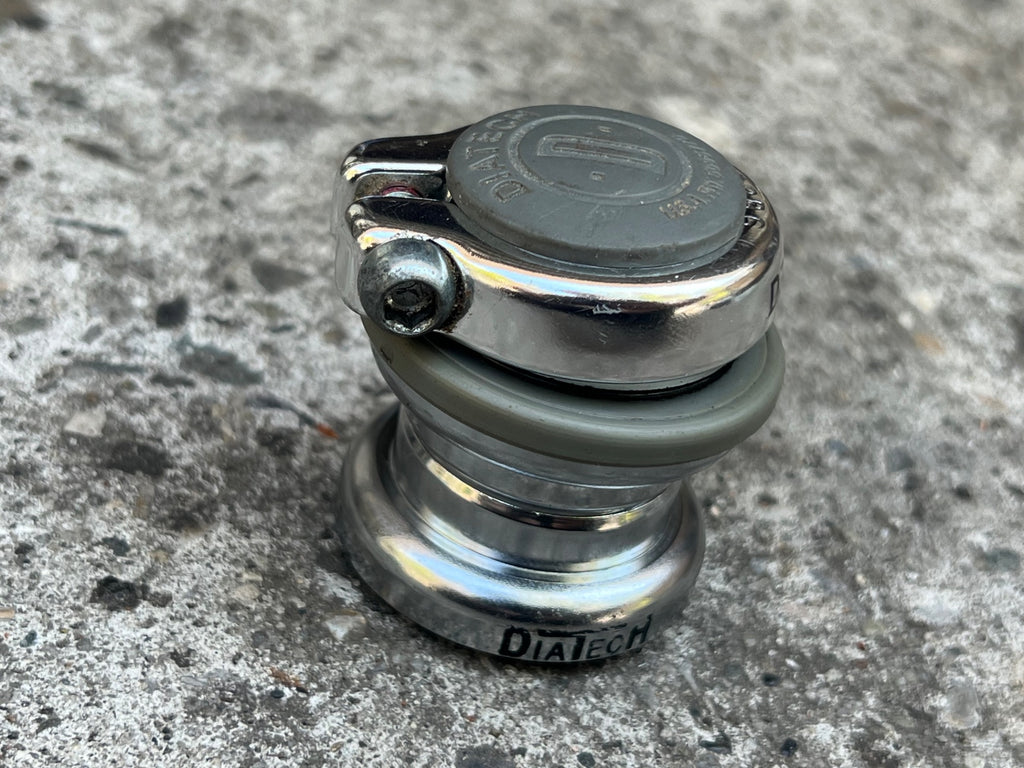 Dia-Tech 1 1/8” Threadless Headset Steel Vintage MTB Gravel Retro Chrome Steel  - Image 3