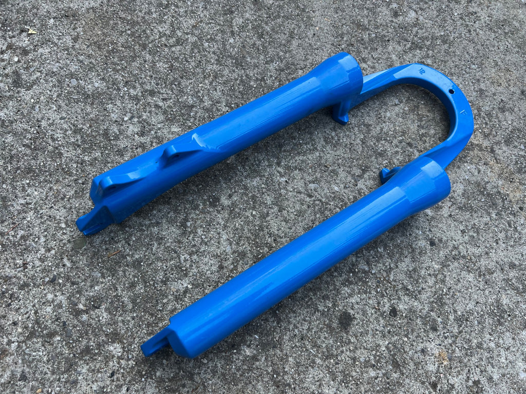 NOS RockShox 1998-1999 SID Lowers Blue 28mm Vintage Retro Fork XC V Brake - Image 3