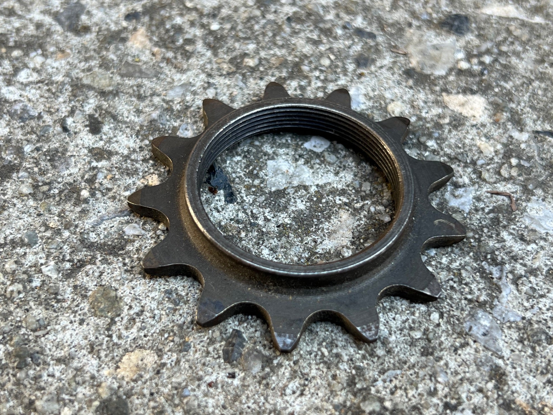 Campagnolo 13T 1/8in English Thread Vintage Track Fixed Gear Cog Steel Retro  - Image 3