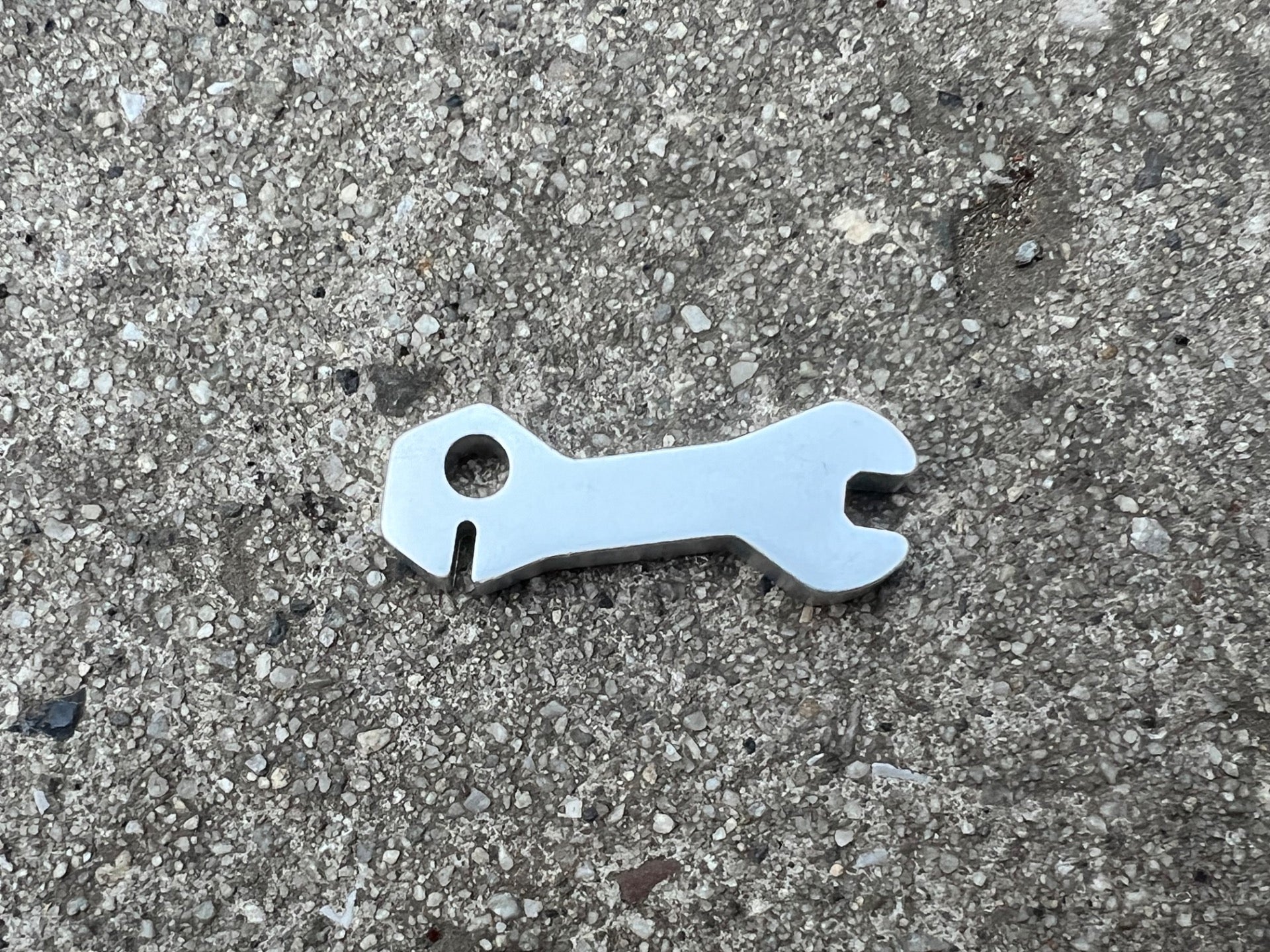 NEW Shimano Bladed Spoke Wrench 4.4mm For Shimano Wheels Silver Aluminum Tool  - Image 3