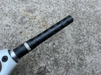 Used Focus FF Carbon Fork 700c 1 1/8” to 1 1/4” Tapered Threadless Rigid Black White-Bicycle Bin
