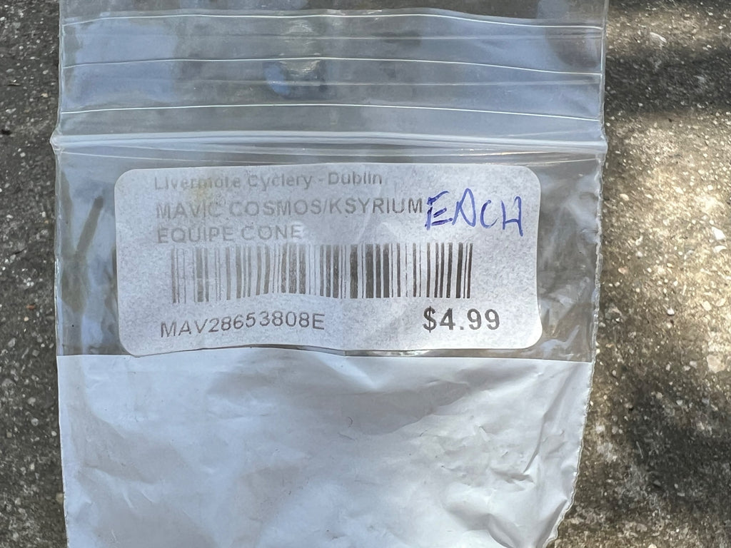 NEW Mavic Cosmos Ksyrium Equipe Hub Cone Road Seal Silver Black Sealed Bearing  - Image 3