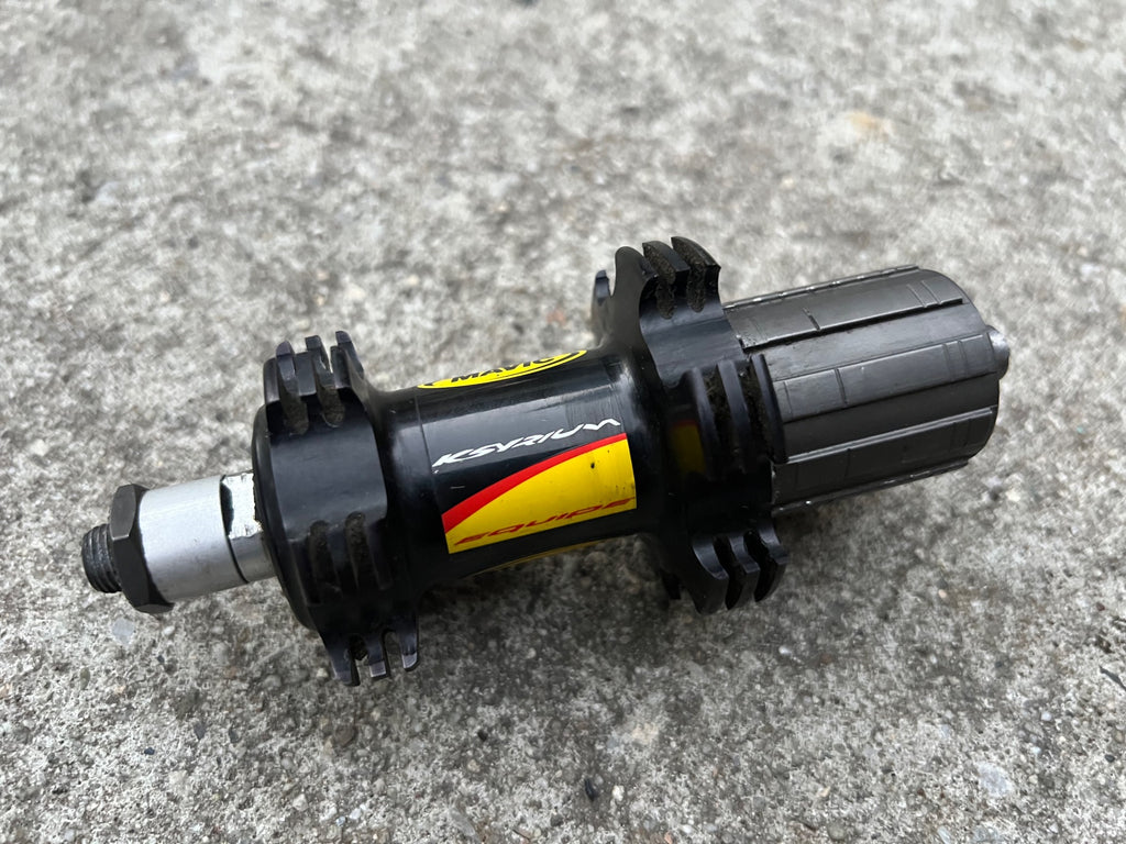Mavic Ksyrium Equipe 130mm 24H Hole Rear Hub 8-9-10-11 Speed Road Bike Black  - Image 3