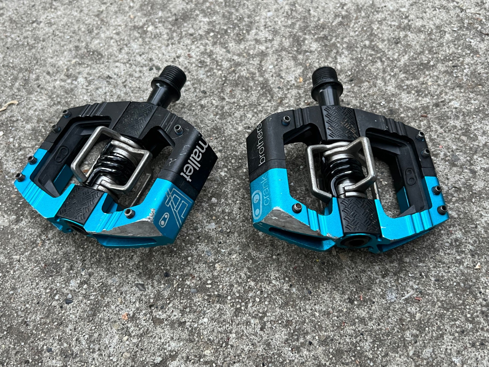 Crankbros Mallet E Pedals Mountain Enduro Gravel MTB Blue Black Crankbrothers - Image 3