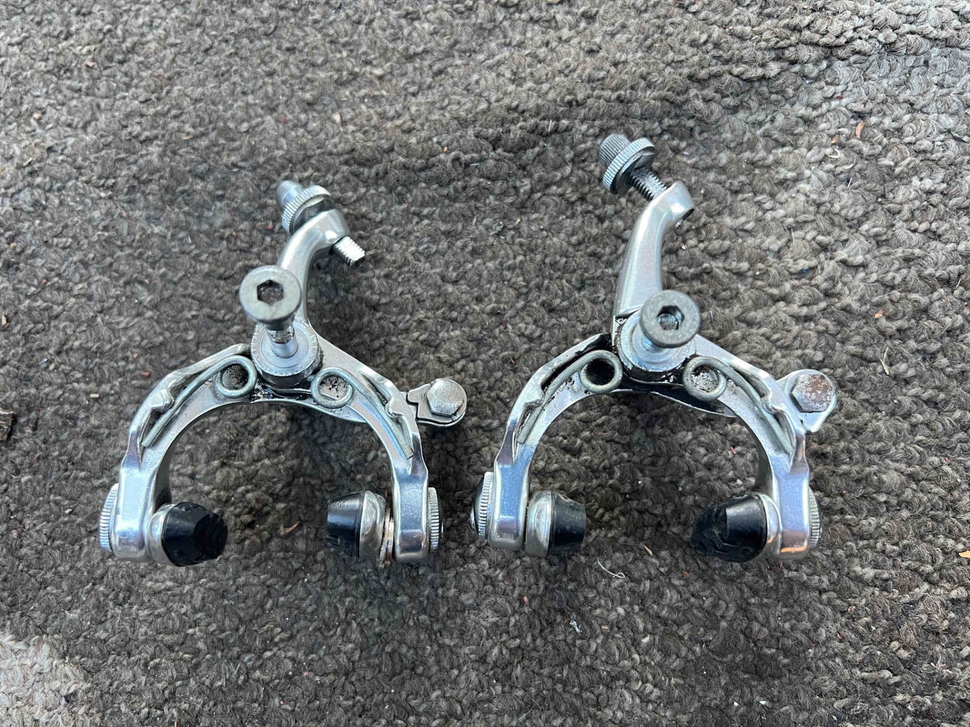 Dia Compe AC300G Side Pull Single Pivot Brake Set Brakes Vintage Silver Road  - Image 3
