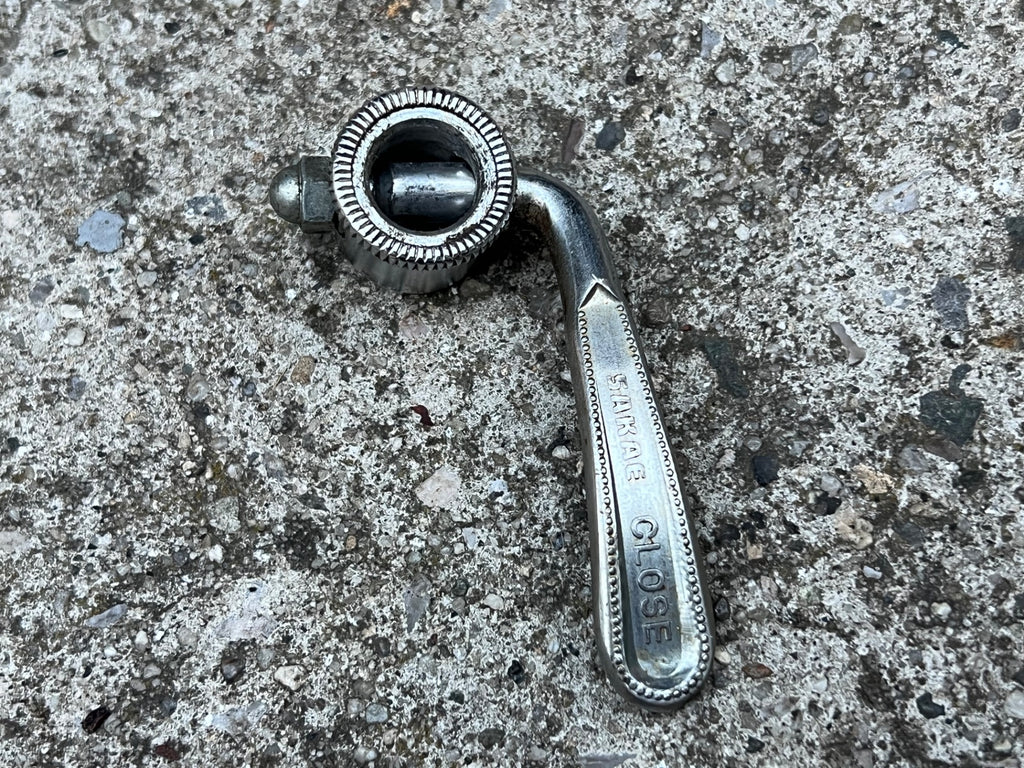 Vintage Sakae Quick Release Skewer & Head Road Touring Bike Steel Chrome Retro  - Image 3