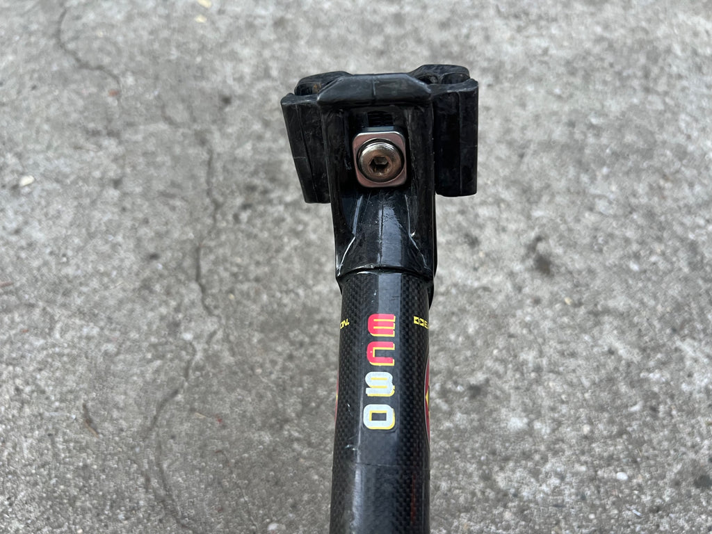 Easton EC90 27.2x265mm Full Carbon Seatpost Vintage MTB Road Bike Black 152grams - Image 3