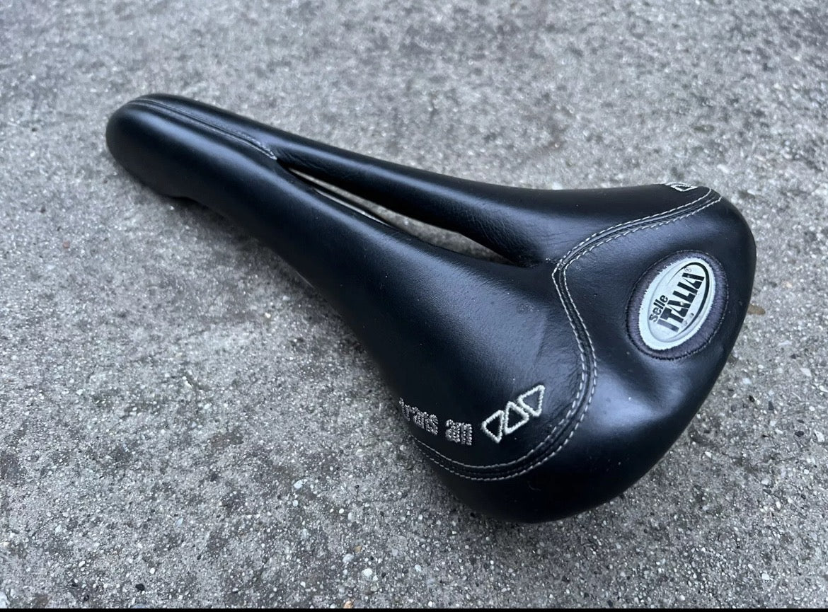 NICE Selle Italia Flite Titanium Trans AM Saddle Vintage MTB Road Bike Gravel  - Image 7