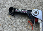 Used Girvin Flexstem 135mm 25.4mm 1” Steerer Vintage MTB Retro Black Silver Quill-Bicycle Bin