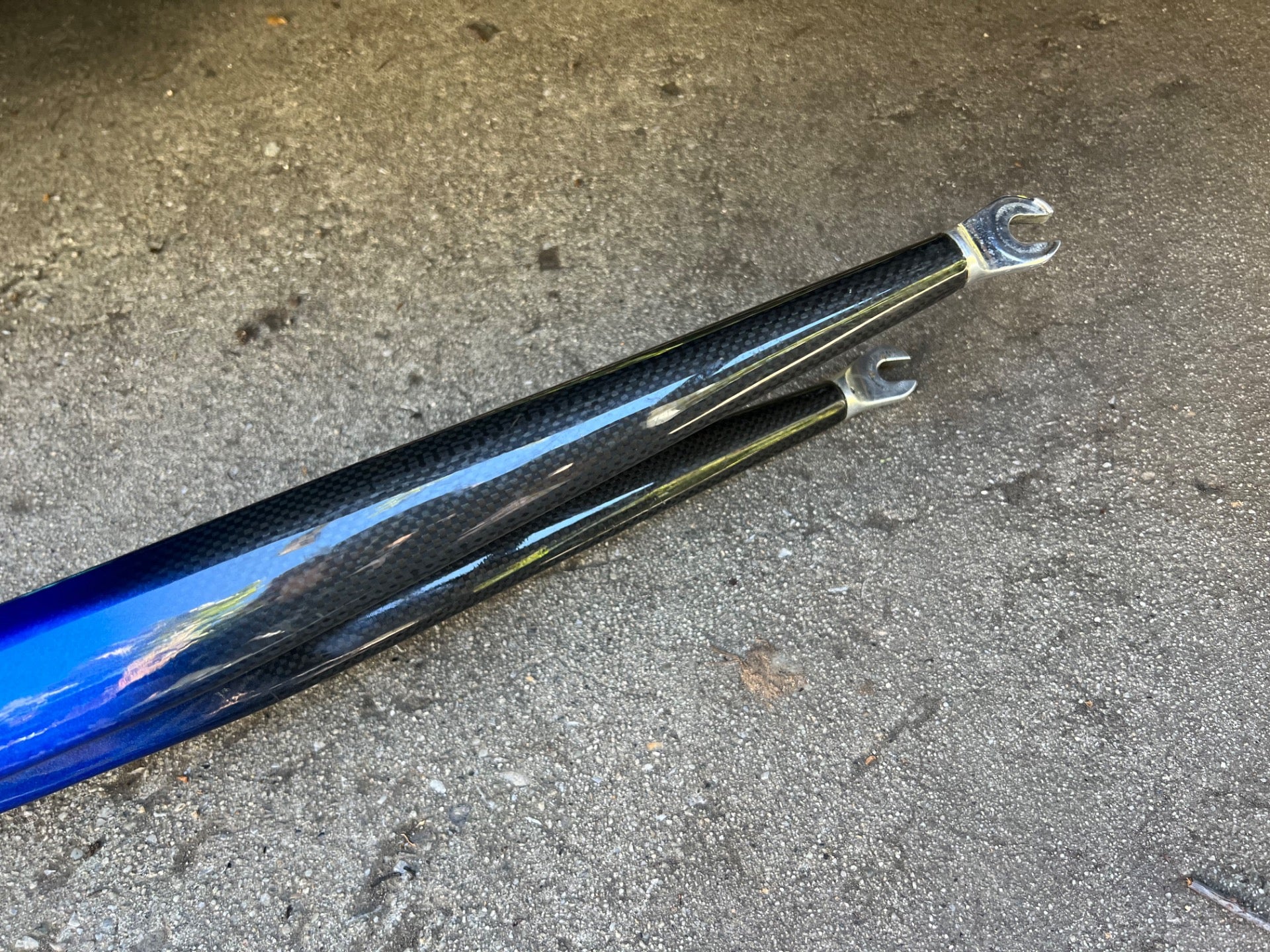 Bontrager Carbon Fork 700c 1 1/8” 8.5” Threadless Steerer Black Blue Road Fiber - Image 7