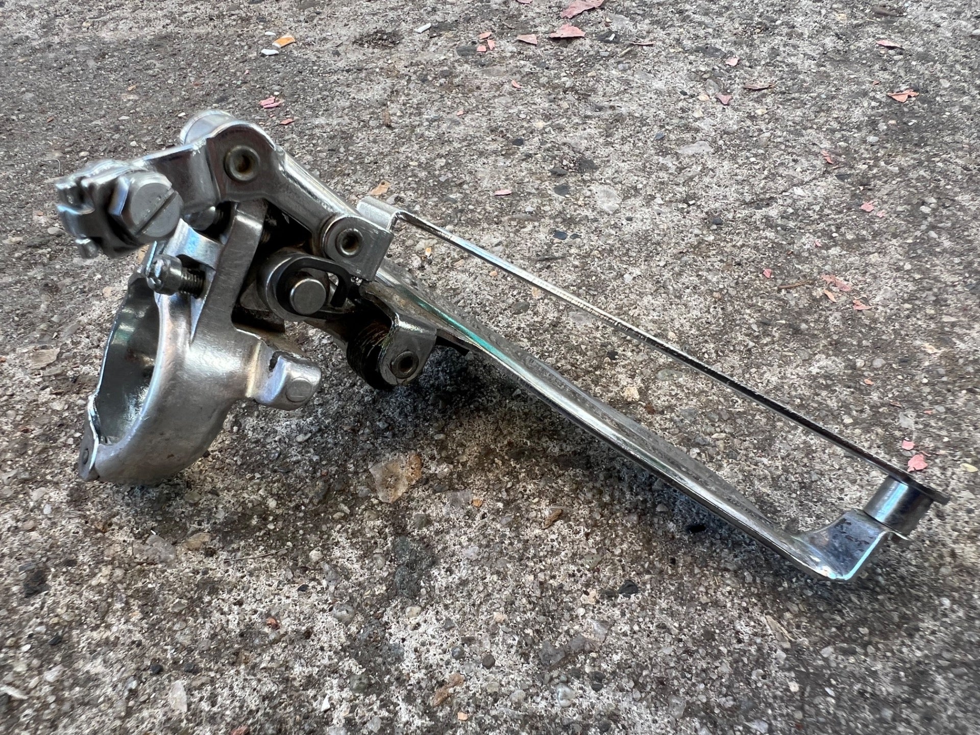 Suntour AG Tech 28.6mm Bottom Pull Front Derailleur Alpine Gear Double Vintage  - Image 3