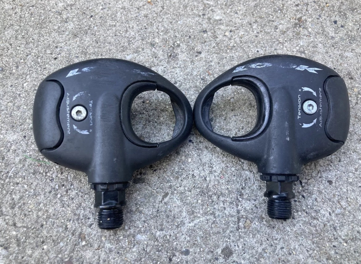 LOOK Clipless Black Vintage Retro Road Gravel Plastic Steel Tension Adjustement - Image 3