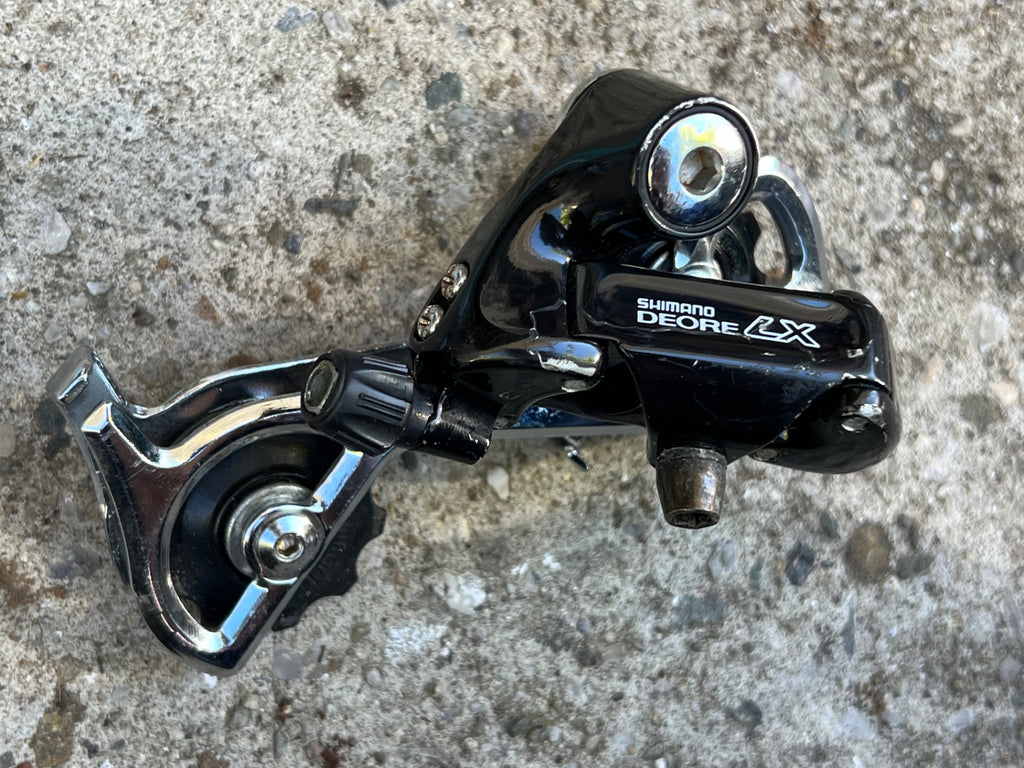 Used Shimano Deore LX RD-M560 Rear Derailleur 7 Speed Vintage Retro Mountain Bike-Bicycle Bin