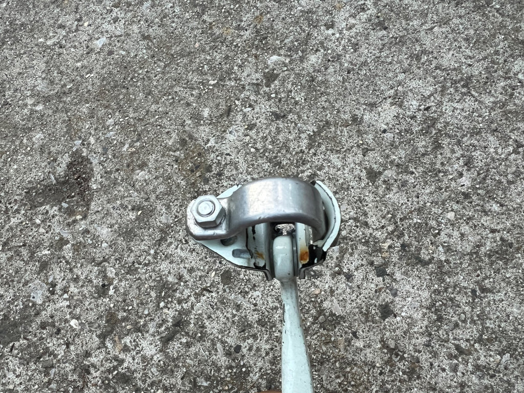 MX White Right Rear Brake Lever Vintage BMX Bike Retro Freestyle OG  - Image 3