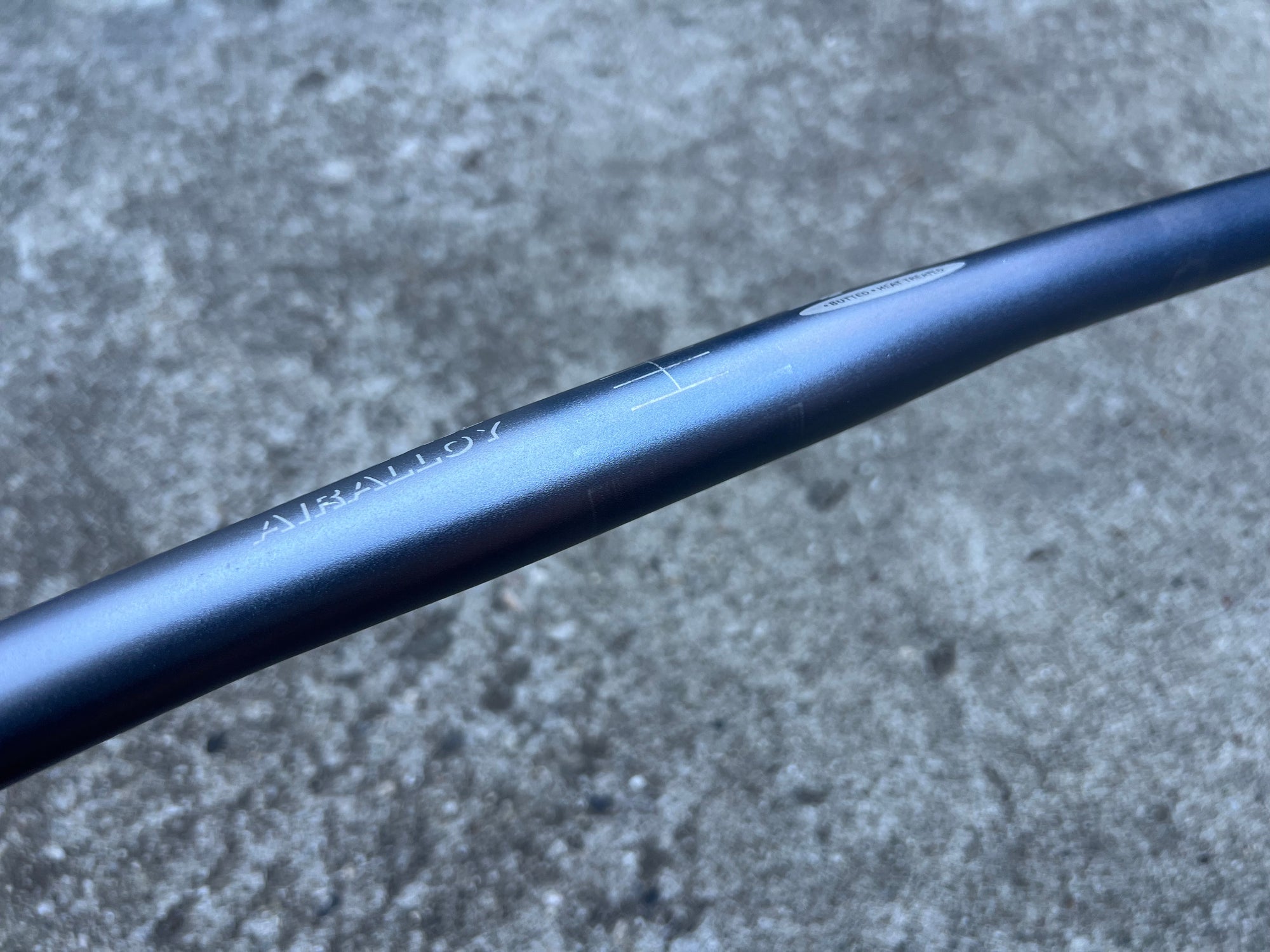 Raceface Air Alloy 25.4x510mm Vintage MTB Mountain Bike Silver Blue Flat Bars
