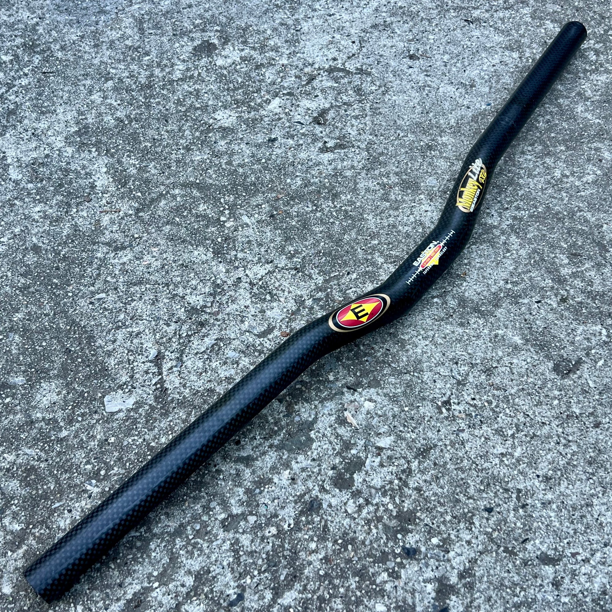 Easton Monkey Lite XC  25.4x615mm Vintage MTB Black Carbon Bars