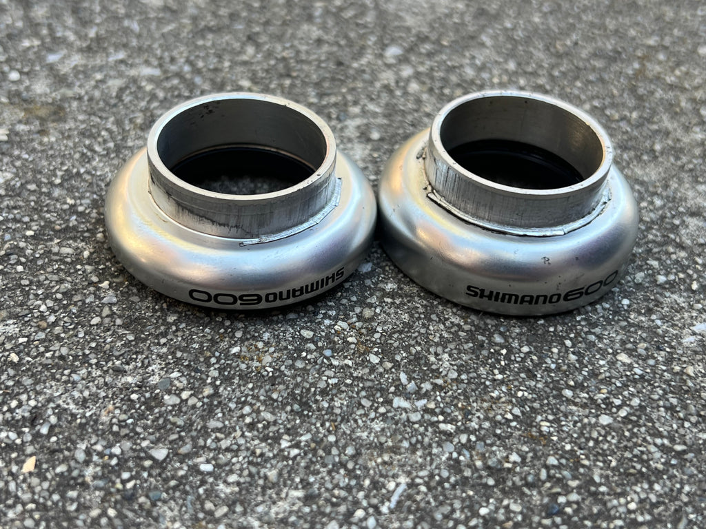 Shimano 600 HP-6500 1” 1in Threaded Headset Vintage Road Bike Silver 26.4mm
