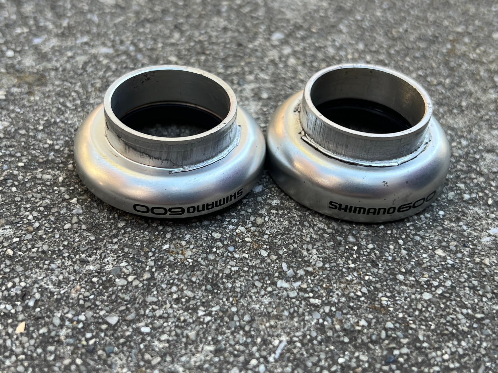 Shimano 600 HP-6500 1” 1in Threaded Headset Vintage Road Bike Silver 26.4mm