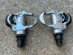 Used Campagnolo Centaur Pro Fit Clipless Pedals Road Bike Gray Vintage-Bicycle Bin