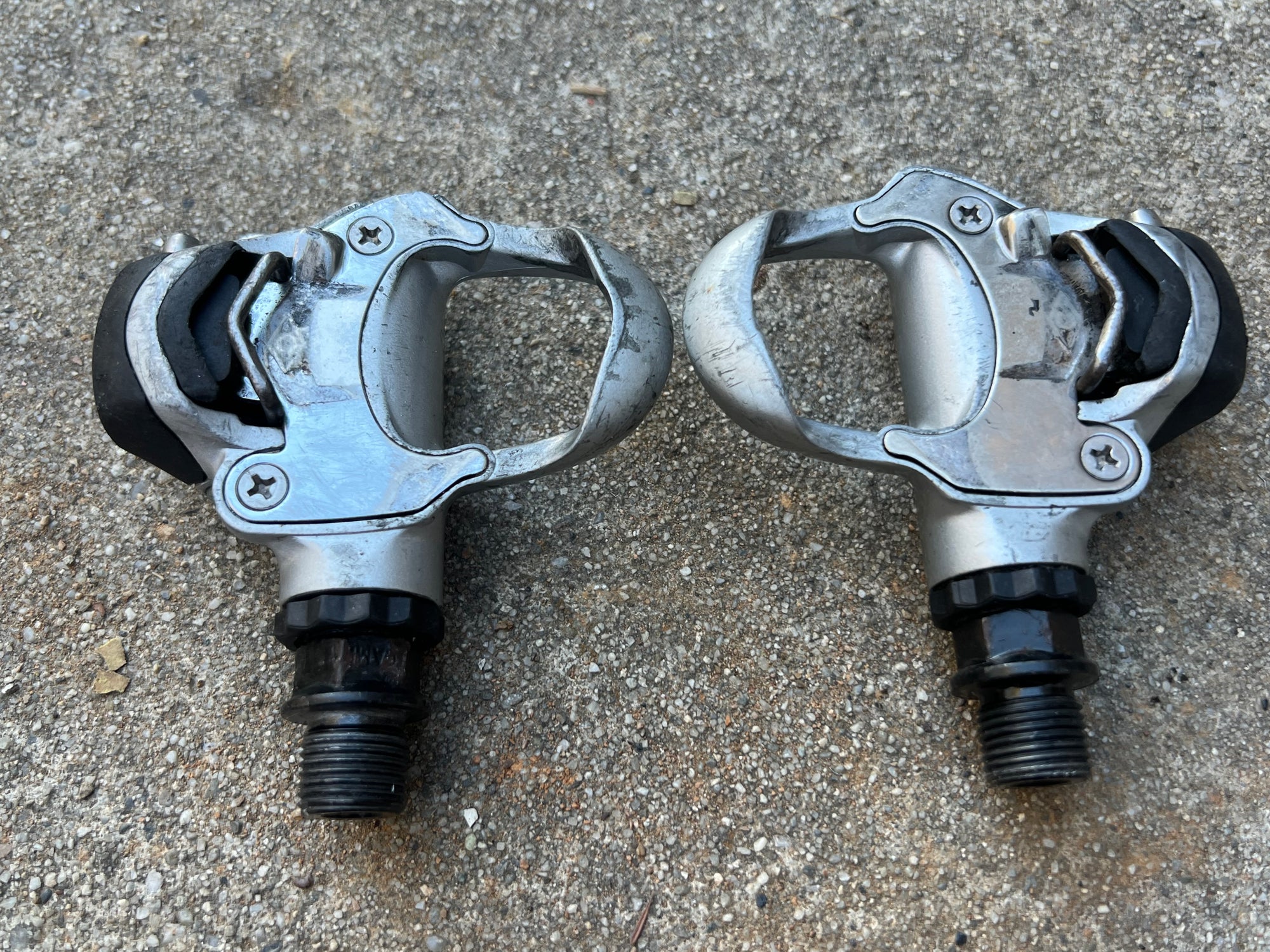 Campagnolo Centaur Pro Fit Clipless Pedals Road Bike Gray Vintage