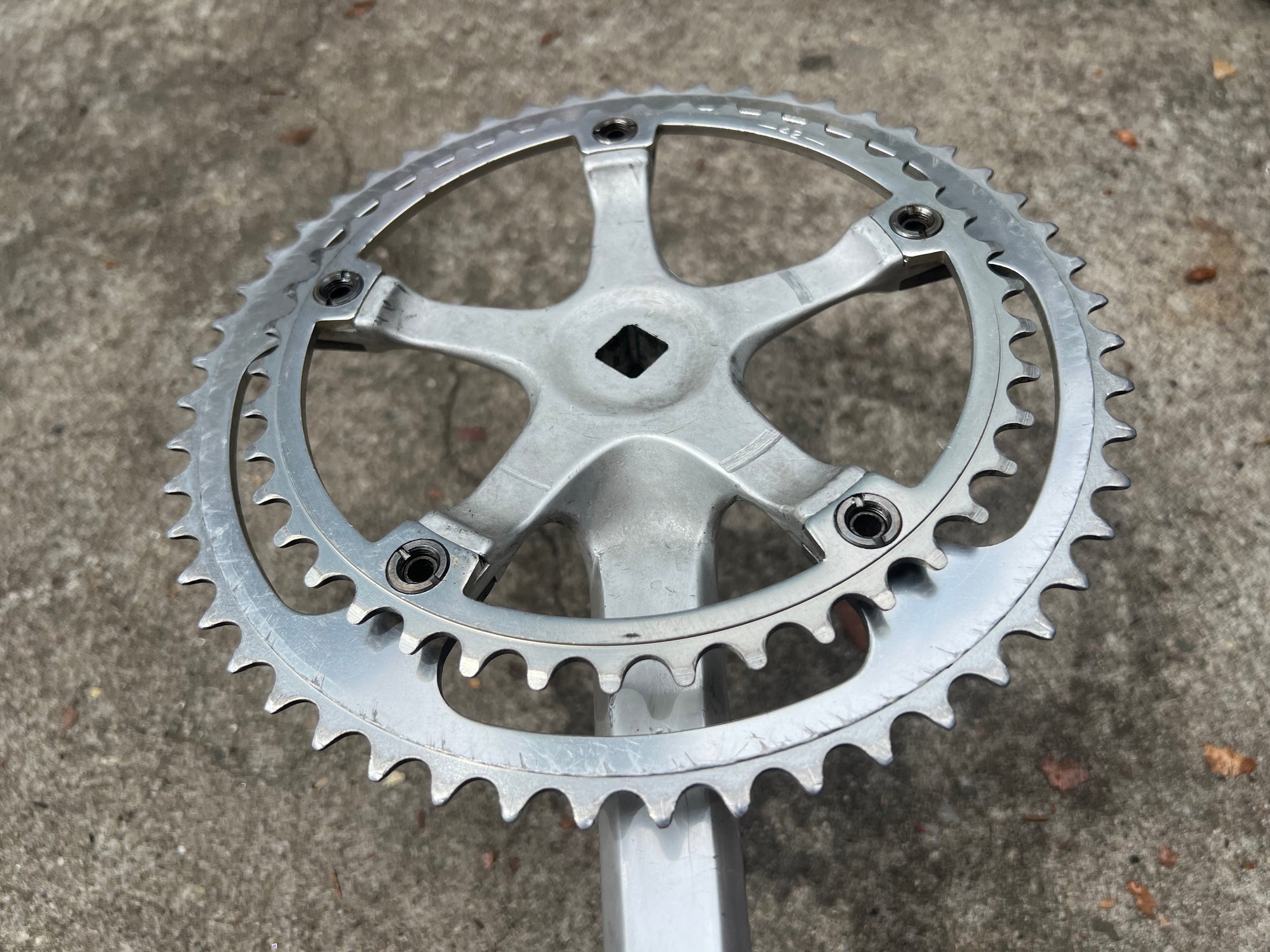 Gipiemme CR Sprint 170mm 42/52T 144 BCD Short Road Silver Double Crankset
