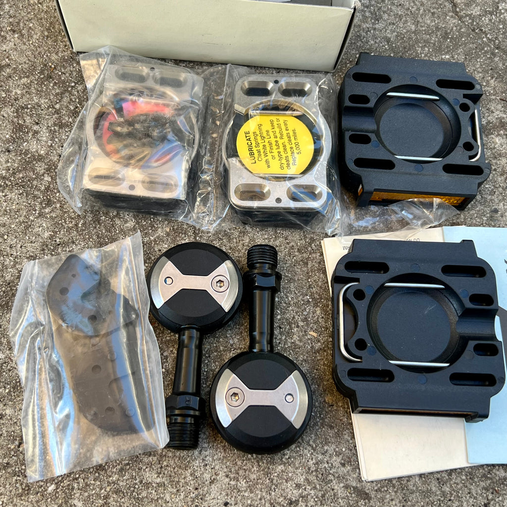 NOS NEW Speedplay X5 Clipless Pedals Cleats and Covers Road Touring Bike