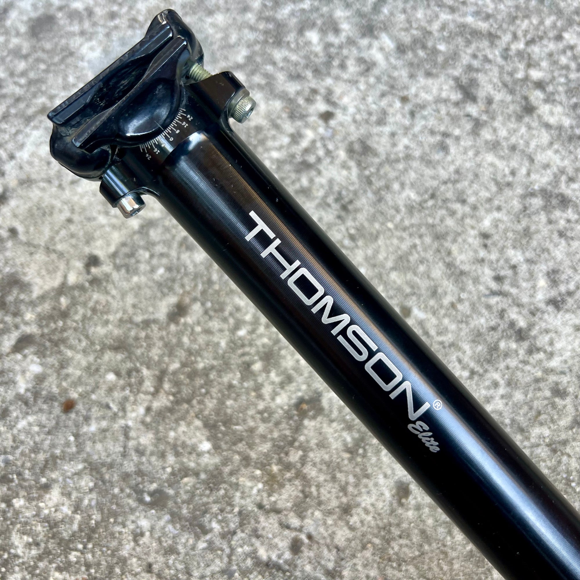 Thomson SP-E109 31.6x367mm Seatpost Black Mountain Bike MTB Gravel Road