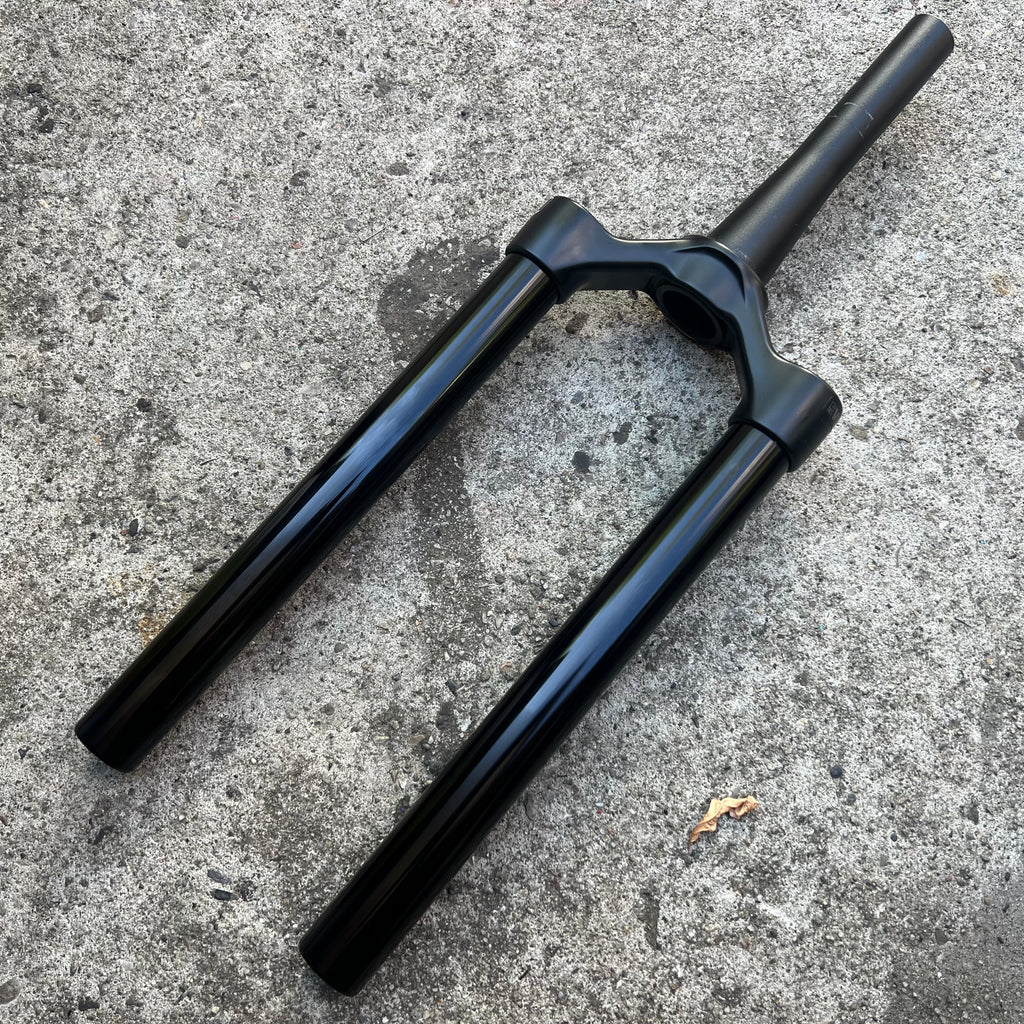 FOX 34 Float Elite 130mm 29er Uppers Stanchions Black 7” Long Tapered Steerer MTB