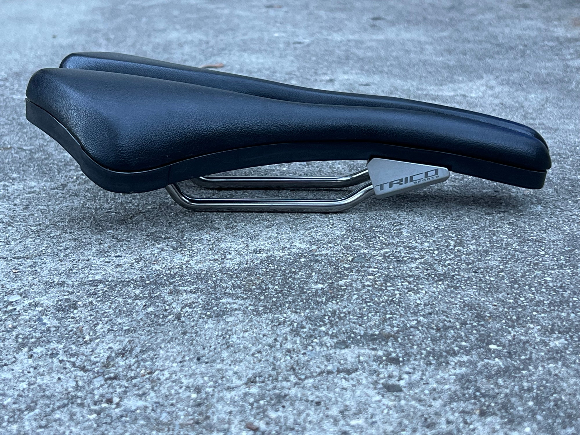 Trico Sports Split Rail Saddle Road Mountain Bike MTB Black Cycling