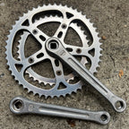 Used Sugino Maxy Crankset 171mm 40/52T Double Square Taper Vintage Retro Road Touring-Bicycle Bin